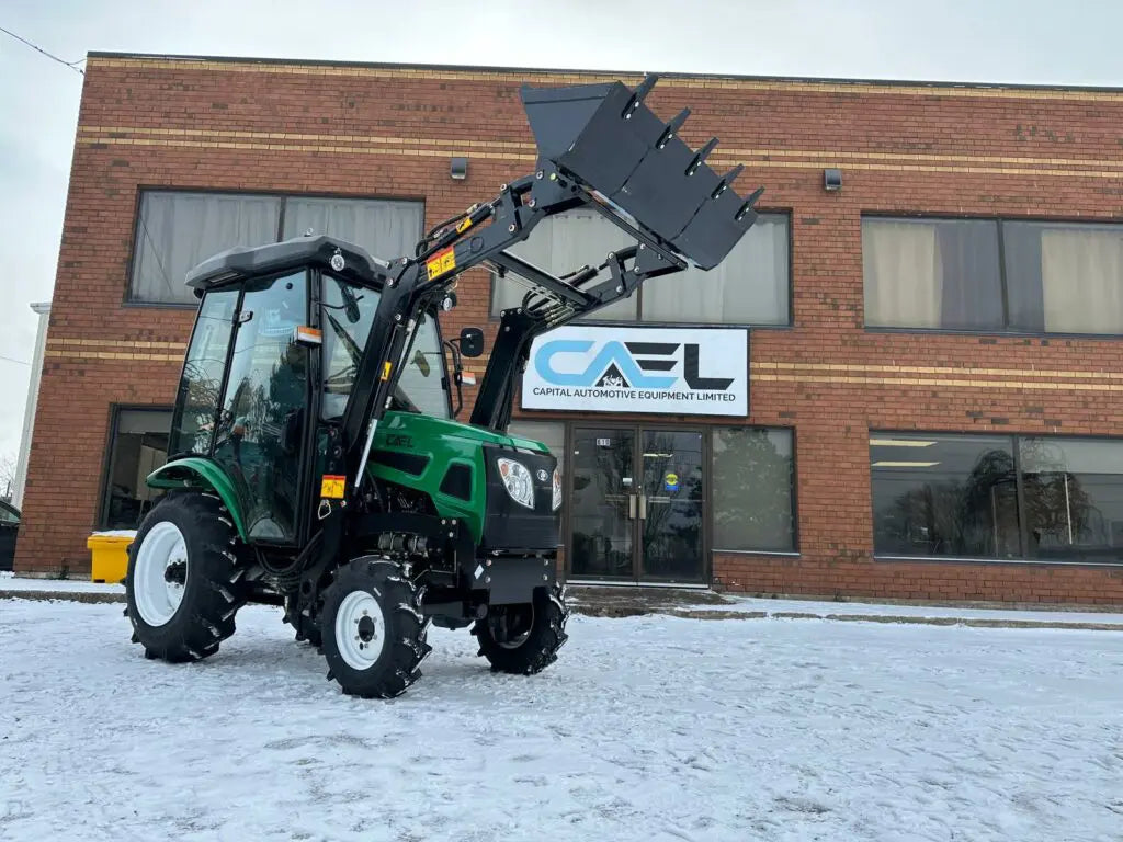 🚜 Tracteur avec Cabine et Chargeur Frontal – Moteur Perkins