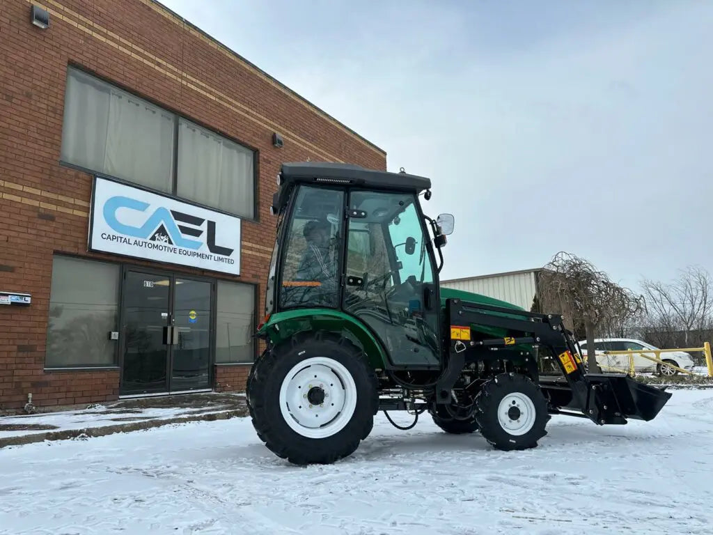 🚜 Tracteur avec Cabine et Chargeur Frontal – Moteur Perkins