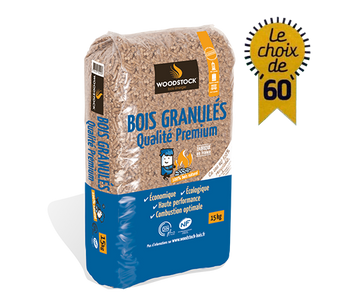 Offre Spéciale : 3 PALETTES DE GRANULÉS DE BOIS WOODSTOCK + 1 PALETTE GRATUITE – 640€ TTC