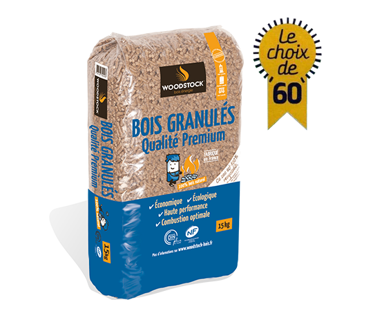 Offre Spéciale : 3 PALETTES DE GRANULÉS DE BOIS WOODSTOCK + 1 PALETTE GRATUITE – 640€ TTC